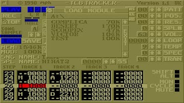 ATARI ST TEST MOD SONG MUSIC FROM Tcb Tracker v1 1 By Anders Nilsson AN Cool & Seabear Studios mph m