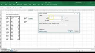 SPTE 274 Excel Tutorial: SUMIF Function