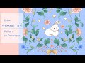 🐰Rabbit and Plant ✏️How to use SYMMETRY to draw patterns on Procreate ✨pattern design 💫speedpaint