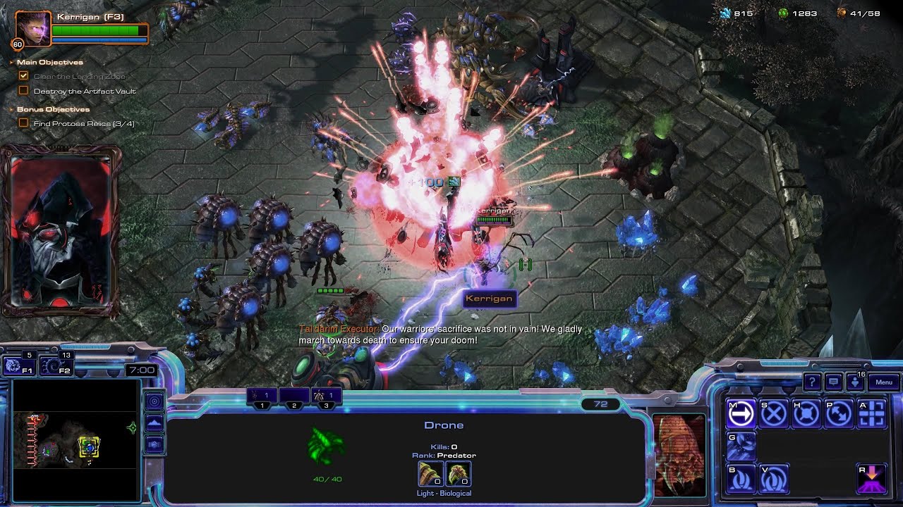 StarCraft 2 Wings of Liberty Campaign (Zerg Edition) Mission 22 - Supernova  - YouTube