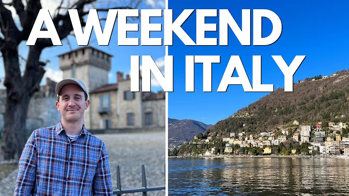 A weekend in ITALY - Somma Lombardo, Arona, Lake Como, and visiting an Italian supermarket!