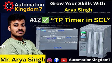 ✅ How to Use TP Timer in SCL | Siemens PLC Programming