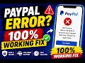 PayPal Bank Account Error Fix 2026 | Bank Account Add Nahi Ho Raha? 100% Working Solution