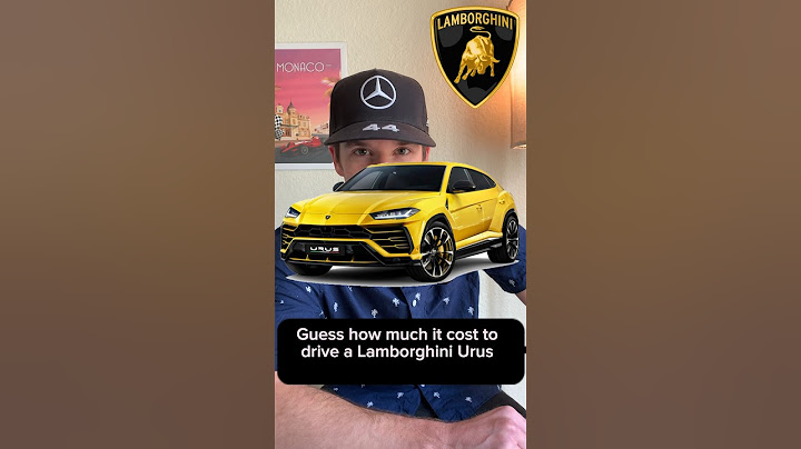 How much does it really cost to own a Lamborghini Urus? Guess! #shorts