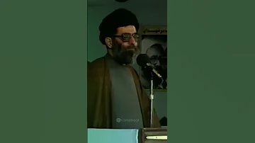 Khamenei S Bravery After The Explosion During The 1985 Friday Prayer Imam Khamenei Edit 