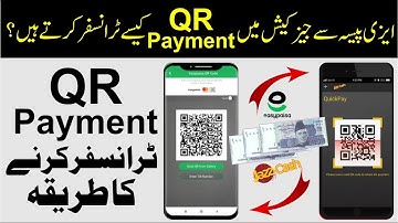 How to transfer QR code payment easy paisa app to jazz cash QR code payment transfer