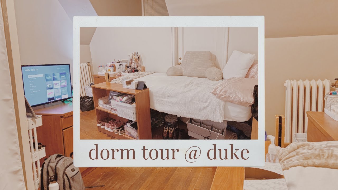 College Dorm Tour Single Dorm Duke University Youtube