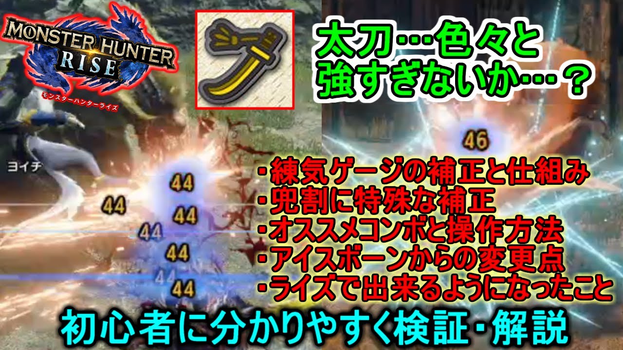 Mhriseライズ双剣の全て 初心者のための基礎知識 操作 オススメコンボ 鉄蟲斬糸と朧掛けの仕組みまとめて検証 説明 皆で一緒にモンハンライフ Riseライズ攻略 情報