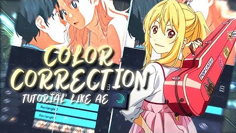 Color Correction Like Ae | Alight Motion Tutorial