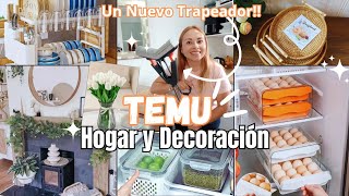 Super Haul de TEMUHogar y Decoración|Un Nuevo Trapeador #temu #temufinds #shoptemu #temuhaul #hogar