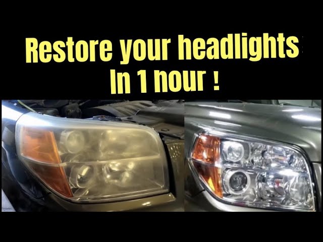 How to Restore Headlights PERMANENTLY 