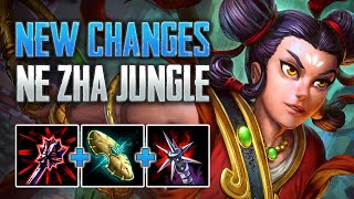 BUFFS + SMALL REWORK! Ne Zha Jungle Gameplay (SMITE Season 8 PTS)