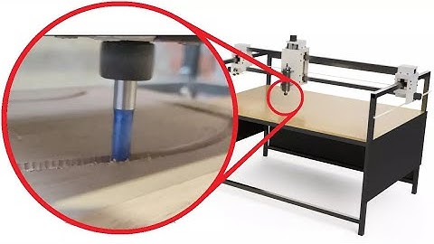 DIY CNC router - FIRST CUT TEST - DEMO