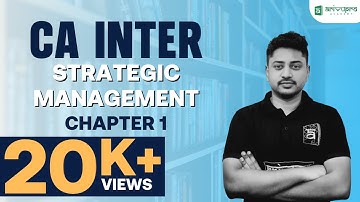 CA Inter SM Chapter 1 | English | Introduction to Strategic Management