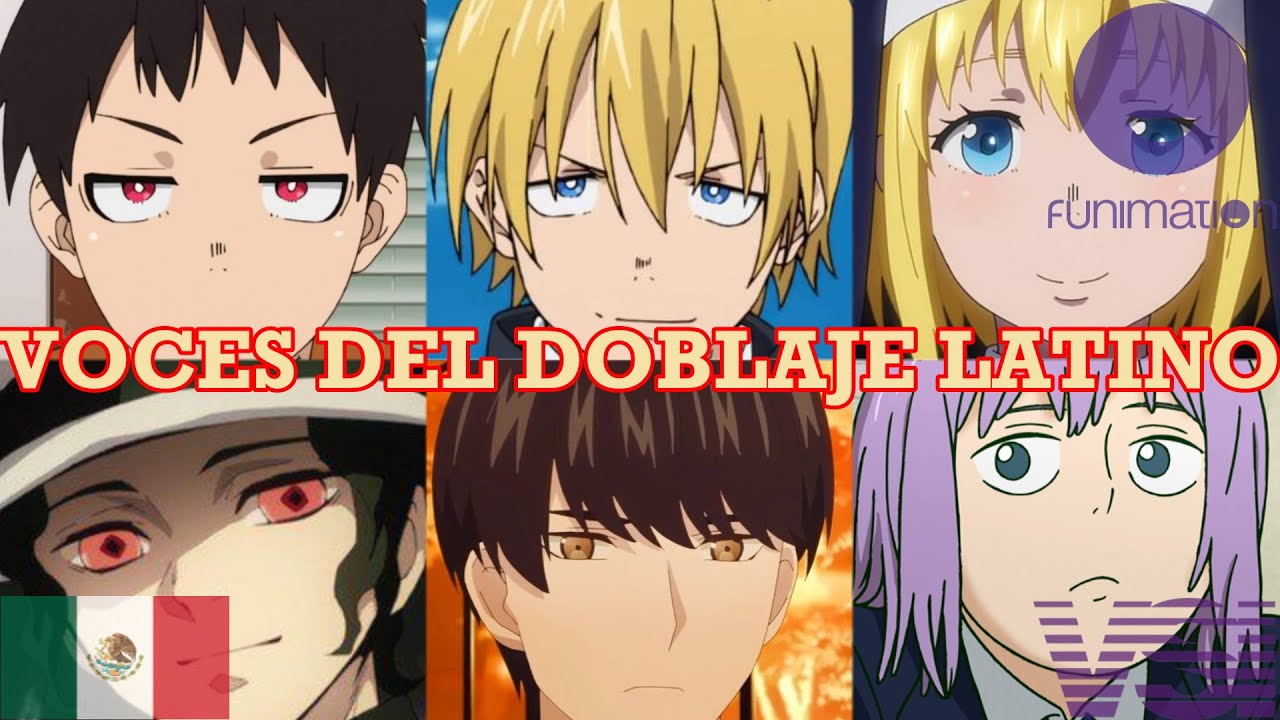 Fire Force (En'en no Shōbōtai) | Voces del doblaje latino - YouTube