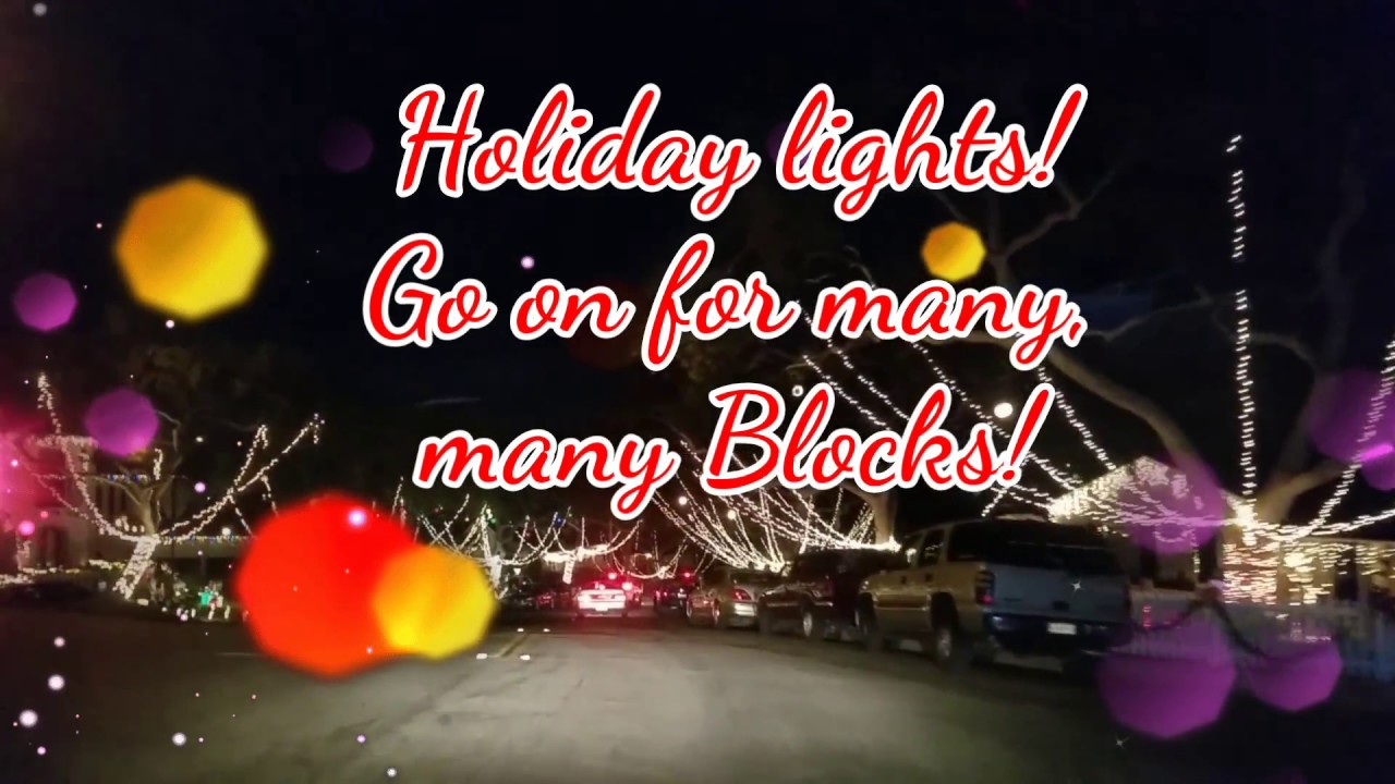 2016 CANDY CANE LANE Torrance, CA Christmas lights YouTube