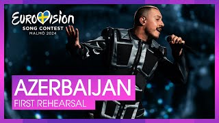 SNIPPET - FAHREE & Ilkin Dovlatov - Özünlə Apar | 🇦🇿 Azerbaijan | First Rehearsal | Eurovision 2024
