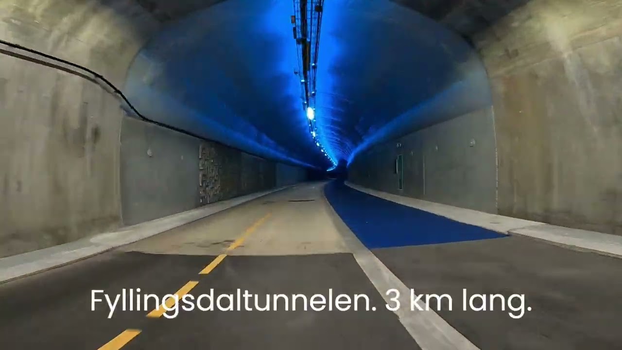 Sykkelvei og sykkeltunnel Fløen-Fyllingsdalen