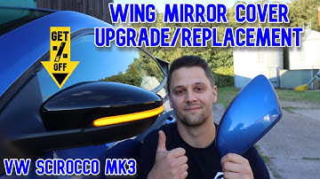 Ultimate Gloss Black Wing Mirror Upgrade for VW Scirocco MK3