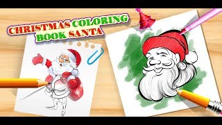 Christmas Coloring Book Santa Game screenshot 1