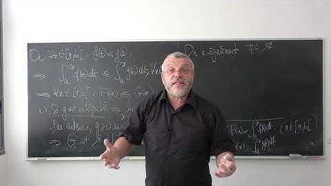 IDUP Cours 3 - Intégrale Généralisée de fonction Positive