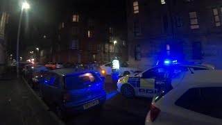 The worst street in Glasgow at Night. Allison street Govanhill