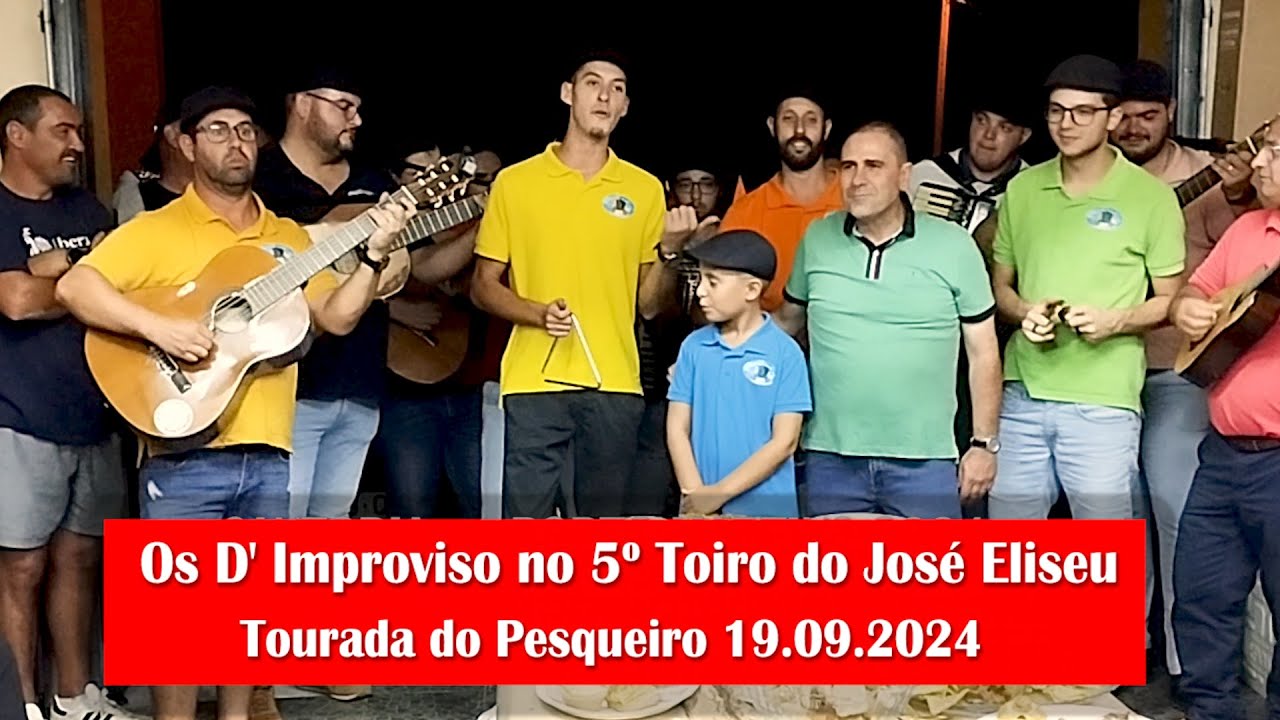 OS D' IMPROVISO no 5º TOIRO do JOSÉ ELISEU * Tourada do Pesqueiro 19.09.2024 * ilha Terceira Açores