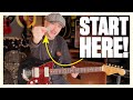 How to hold the guitar, pick strings and fret your first note! Beginner guitar lesson #1