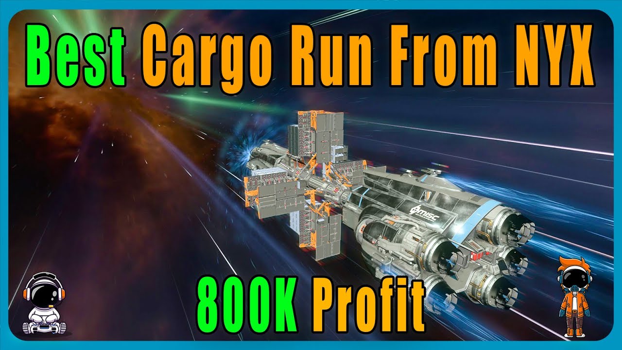 The Best Cargo Trading Run From Levski - NYX in Star Citizen! - YouTube
