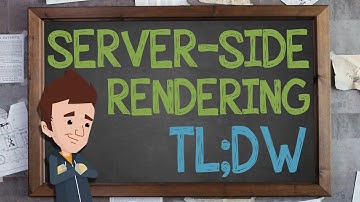 Server-Side Rendering: TL;DW - Supercharged