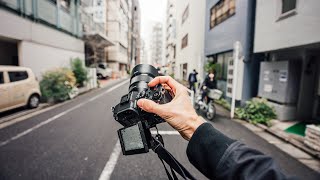 Sony A7RV Street Photography Day with 20 + 85mm f/1.8 in Tokyo