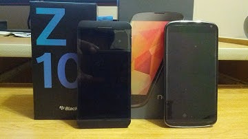 Blackberry Z10 vs Nexus 4