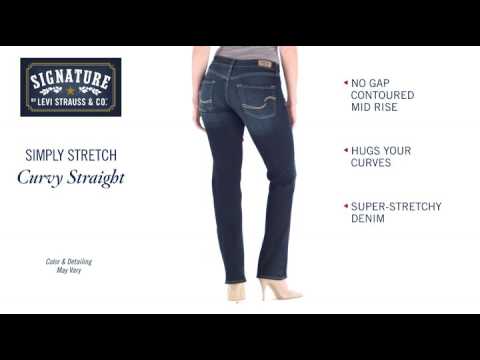 levi strauss signature curvy straight