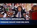 🥊 ¡YO TE VI CORRER! ESTUDIANTES PROTESTARON CONTRA los JUECES de la CORTE y HUYERON con FEINMANN