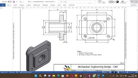 CI End Plate Autodesk Inventor 2023 2022 2021 2019 Tutorials #inventor2023 #cad #solidworks