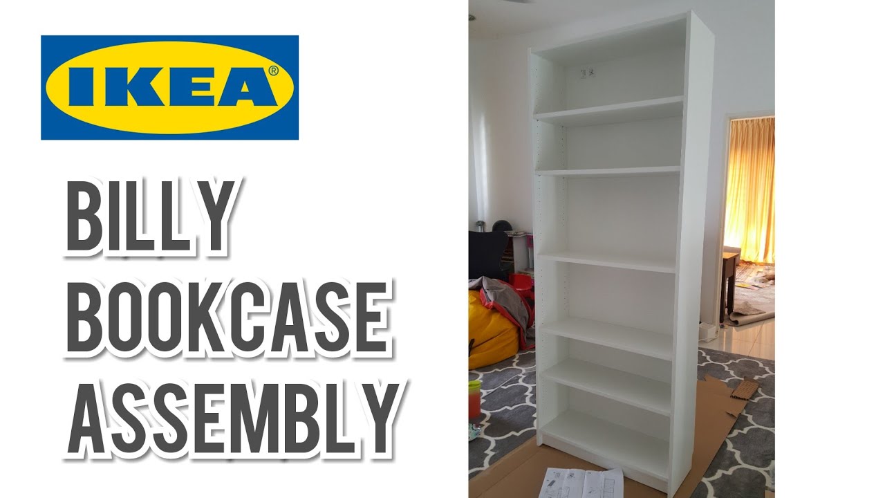 Ikea Billy Bookcase Assembly Timelapse Youtube