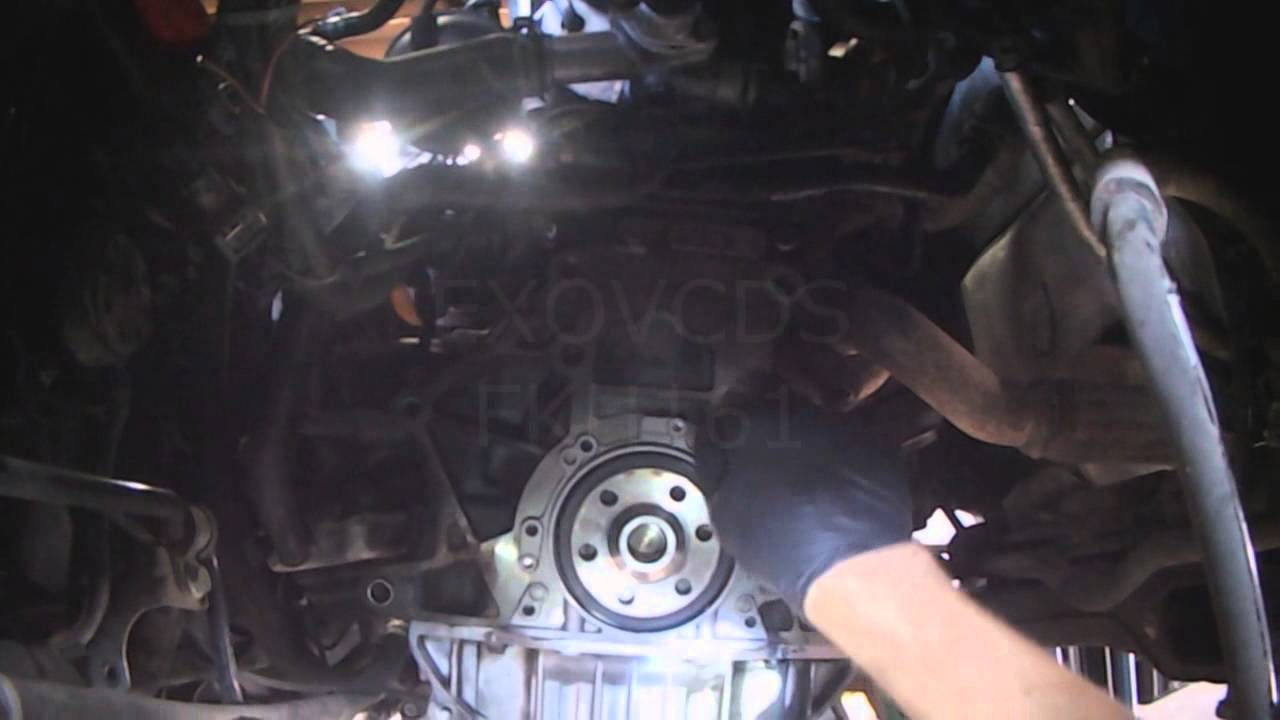 VW A4 1.9L ALH TDI Rear crank seal replacement YouTube