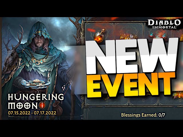 Is the Hungering Moon over? - Bug Report - Diablo Immortal Forums