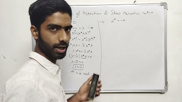 Eigenvalues of Hermitian Matrix are Real Proof