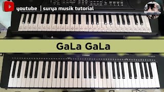 tutorial not angka dan chord beserta lirik lagu Gala Gala ciptaan Hj Rhoma Irama