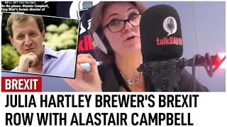 Julia Hartley Brewer's Furious Row With Alastair Campbell Over Brexit