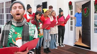 Caroling At Peoples' Houses Who Left Their Christmas Decorations Up