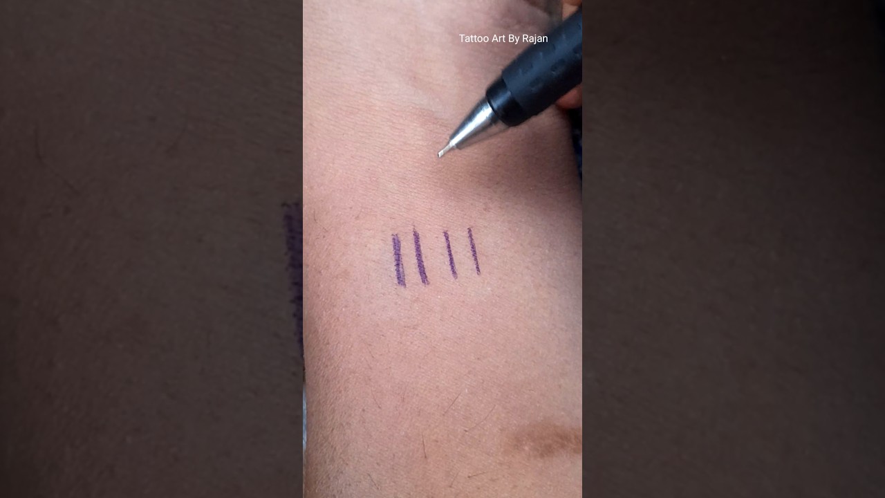 U Letter Tattoo Design || Tattoo Art By Rajan || u tattoo