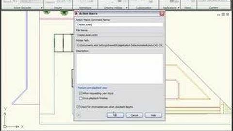 AutoCAD 2009  - part 10 - Action Recorder