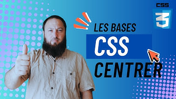 Comment centrer une div un élément en CSS ?