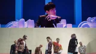 Exo monster / bts fire (mashup)