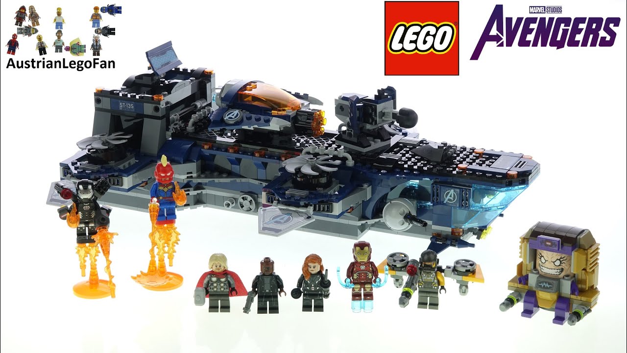 LEGO 76153 Avengers Helicarrier - Lego Speed Build Review - YouTube
