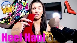 HUGE TRY ON HIGH HEEL HAUL | Biannca Prince