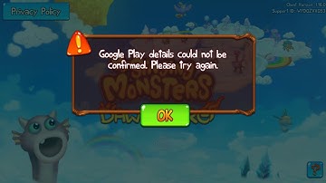 Google Play details could not be confirmed. Please try again. - Error  (Dawn of Fire v1.16.0)