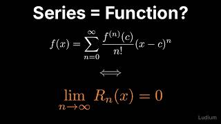 Calculus 2 23 5 When a Taylor Series Equals Its Function